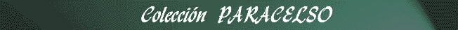Colección Paracelso